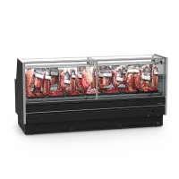 Imagem de EXPOSITOR AÇOUGUE 3,75 METROS PREMIUM VIDRO RETO GANCHEIRA REFRIMATE